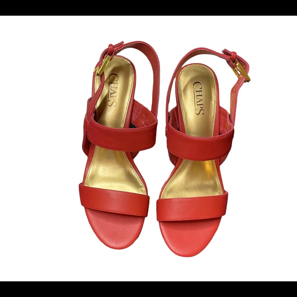 Chaps Red Sandals